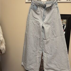 Agolde Light Wash wide leg Jeans